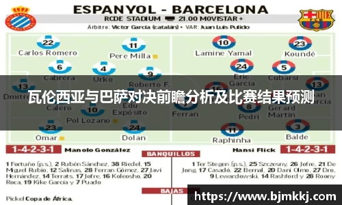 瓦伦西亚与巴萨对决前瞻分析及比赛结果预测